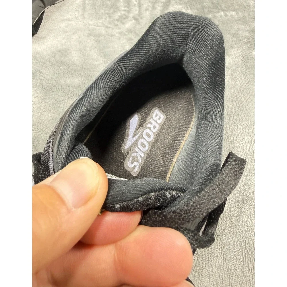 Brooks Ghost 14 Running Shoes Mens 10.5 Black Gray Athletic Sneakers